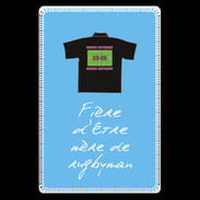 Etui carte bancaire Mère de rugbyman Bonus offensif-défensif Bleu 2