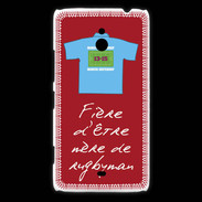 Coque Nokia Lumia 1320 Mère de rugbyman Bonus offensif-défensif Rouge 2