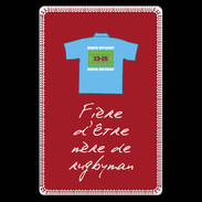 Etui carte bancaire Mère de rugbyman Bonus offensif-défensif Rouge 2