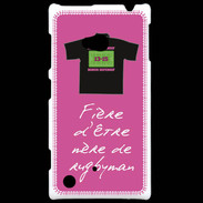 Coque Nokia Lumia 720 Mère de rugbyman Bonus offensif-défensif Rose 2