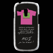 Coque Samsung Galaxy S3 Mini Moi je l'ai élevé Bonus offensif-défensif Noir 