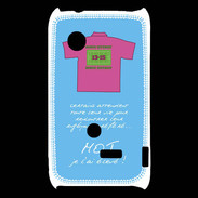 Coque Sony Xperia Typo Moi je l'ai élevé Bonus offensif-défensif Bleu