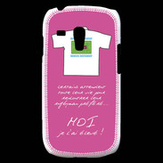 Coque Samsung Galaxy S3 Mini Moi je l'ai élevé Bonus offensif-défensif Rose