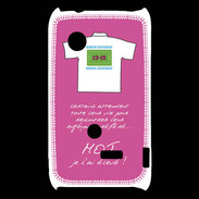 Coque Sony Xperia Typo Moi je l'ai élevé Bonus offensif-défensif Rose