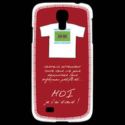 Coque Samsung Galaxy S4 Moi je l'ai élevé Bonus offensif-défensif Rouge