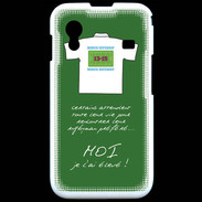 Coque Samsung ACE S5830 Moi je l'ai élevé Bonus offensif-défensif Vert