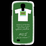 Coque Samsung Galaxy S4 Moi je l'ai élevé Bonus offensif-défensif Vert