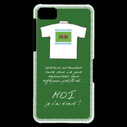 Coque Blackberry Z10 Moi je l'ai élevé Bonus offensif-défensif Vert