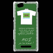 Coque Sony Xperia M Moi je l'ai élevé Bonus offensif-défensif Vert