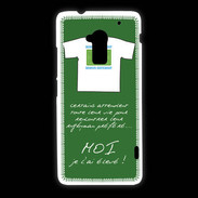 Coque HTC One Max Moi je l'ai élevé Bonus offensif-défensif Vert