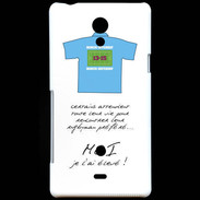 Coque Sony Xperia T Moi je l'ai élevé Bonus offensif-défensif Blanc 2