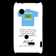 Coque Sony Xperia Typo Moi je l'ai élevé Bonus offensif-défensif Blanc 2
