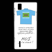 Coque Huawei Ascend P2 Moi je l'ai élevé Bonus offensif-défensif Blanc 2