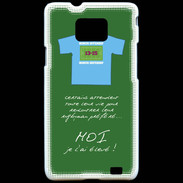 Coque Samsung Galaxy S2 Moi je l'ai élevé Bonus offensif-défensif Vert 2