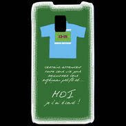 Coque LG P990 Moi je l'ai élevé Bonus offensif-défensif Vert 2