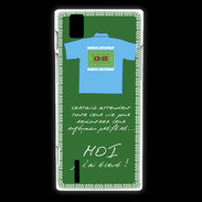 Coque Huawei Ascend P2 Moi je l'ai élevé Bonus offensif-défensif Vert 2