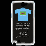 Coque Samsung Galaxy Note 2 Moi je l'ai élevé Bonus offensif-défensif Noir 2