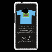 Coque HTC One Moi je l'ai élevé Bonus offensif-défensif Noir 2