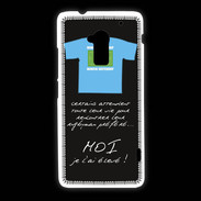 Coque HTC One Max Moi je l'ai élevé Bonus offensif-défensif Noir 2
