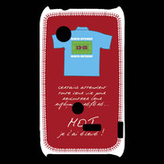 Coque Sony Xperia Typo Moi je l'ai élevé Bonus offensif-défensif Rouge 2