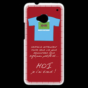 Coque HTC One Moi je l'ai élevé Bonus offensif-défensif Rouge 2