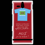 Coque Sony Xperia U Moi je l'ai élevé Bonus offensif-défensif Rouge 2