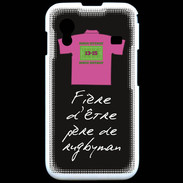 Coque Samsung ACE S5830 Père de rugbyman Bonus offensif-défensif Noir