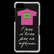 Coque Blackberry Z10 Père de rugbyman Bonus offensif-défensif Noir