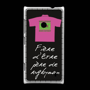 Coque Nokia Lumia 520 Père de rugbyman Bonus offensif-défensif Noir