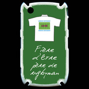 Coque Blackberry 8520 Père de rugbyman Bonus offensif-défensif Vert