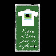 Coque Nokia Lumia 520 Père de rugbyman Bonus offensif-défensif Vert
