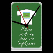 Pendule de bureau Père de rugbyman Bonus offensif-défensif Vert