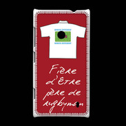 Coque Nokia Lumia 520 Père de rugbyman Bonus offensif-défensif Rouge