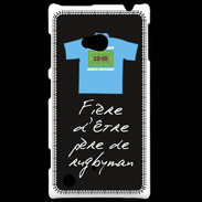 Coque Nokia Lumia 720 Père de rugbyman Bonus offensif-défensif Noir 2