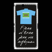 Coque Sony Xpéria Z Ultra Père de rugbyman Bonus offensif-défensif Noir 2