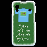 Coque Samsung ACE S5830 Père de rugbyman Bonus offensif-défensif Vert 2