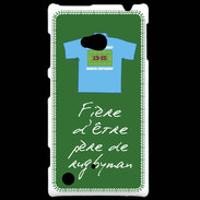 Coque Nokia Lumia 720 Père de rugbyman Bonus offensif-défensif Vert 2