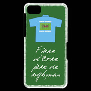 Coque Blackberry Z10 Père de rugbyman Bonus offensif-défensif Vert 2