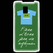 Coque LG P990 Père de rugbyman Bonus offensif-défensif Vert 2