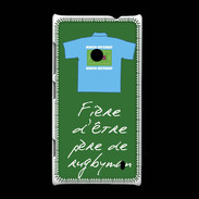 Coque Nokia Lumia 520 Père de rugbyman Bonus offensif-défensif Vert 2