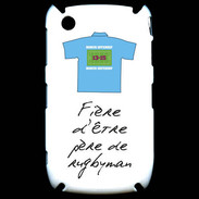 Coque Blackberry 8520 Père de rugbyman Bonus offensif-défensif Blanc 2