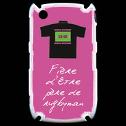 Coque Blackberry 8520 Père de rugbyman Bonus offensif-défensif Rose 2