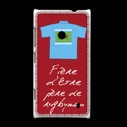 Coque Nokia Lumia 520 Père de rugbyman Bonus offensif-défensif Rouge 2