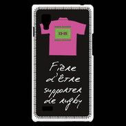 Coque LG Optimus L9 Supporters Bonus offensif-défensif Noir