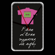 Grande pendule murale Supporters Bonus offensif-défensif Noir