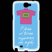 Coque Samsung Galaxy Note 2 Supporters Bonus offensif-défensif Bleu