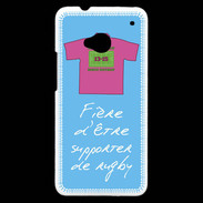 Coque HTC One Supporters Bonus offensif-défensif Bleu