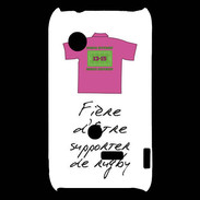 Coque Sony Xperia Typo Supporters Bonus offensif-défensif Blanc