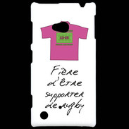 Coque Nokia Lumia 720 Supporters Bonus offensif-défensif Blanc
