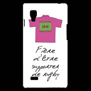 Coque LG Optimus L9 Supporters Bonus offensif-défensif Blanc